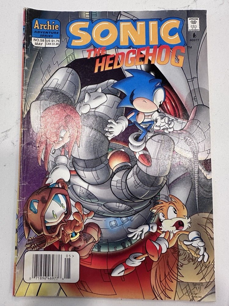 Sonic the Hedgehog Comic Book No. 58 May 1998 Archie