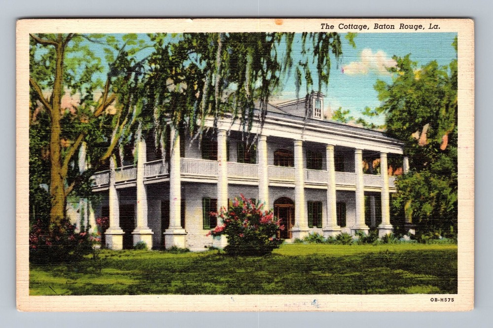 Baton Rouge LA-Louisiana the Cottage Vintage Postcard