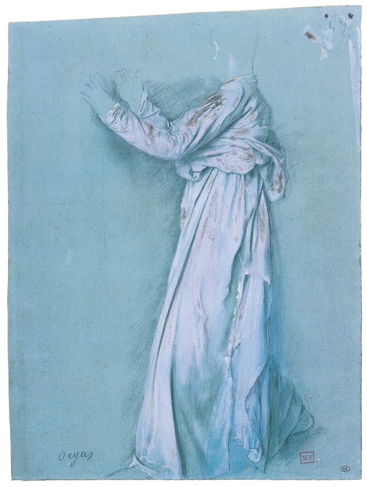 Decor Poster. Fine Graphic Art Design. Person facing wall. Home Wall Art. 1810