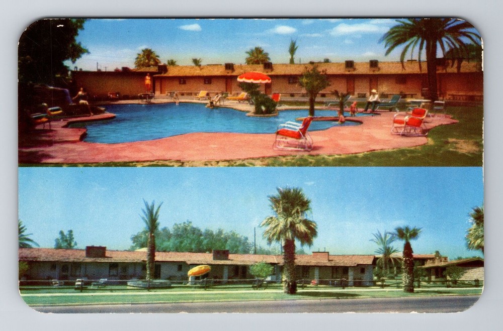 Phoenix AZ-Arizona, Western Village Motor Hotel, Vintage Postcard