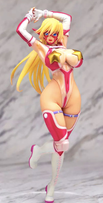 A PLUS official Suketto Sanjou Sandy Bash Star Mask RED 1/6 Figure 31cm japan