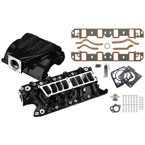 Holley 300-72BKK SysteMAX Intake Manifold Kit 1986-93 5.0L EFI Includes: Black S