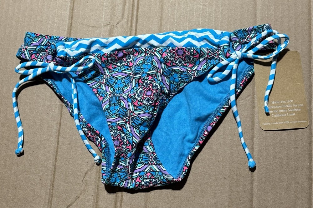 Women’s Hobie Small Swim Bikini Bottom With Side Ties NWT