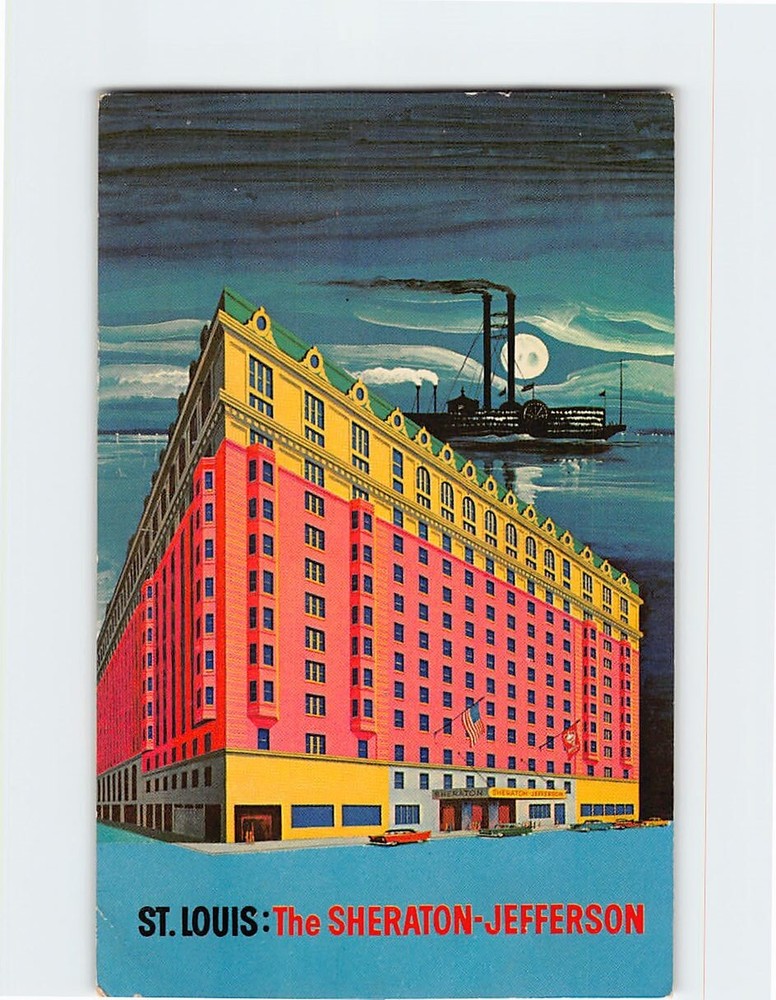 Postcard Sheraton-Jefferson Hotel St. Louis Missouri USA