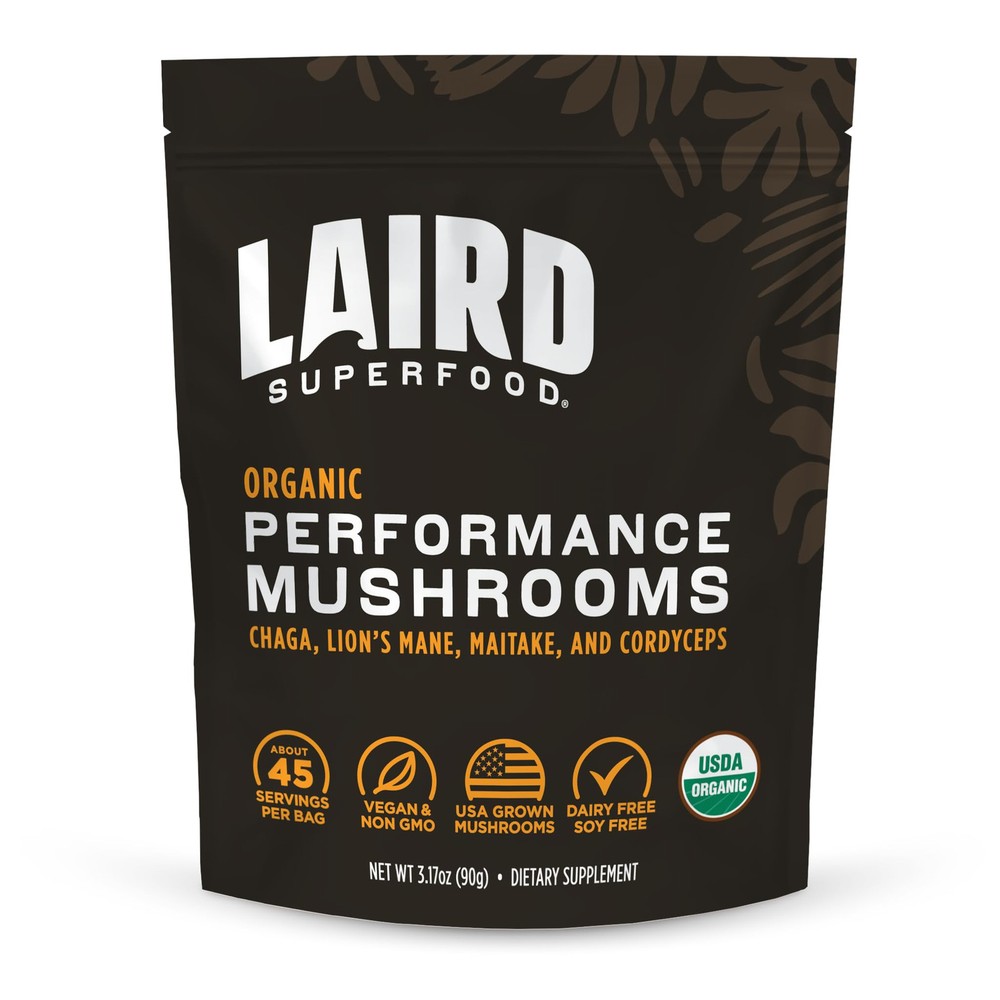 Organic Performance Blend with Chaga, Cordyceps, Lion's Mane & Maitake Mushrooms for Energy & Focus