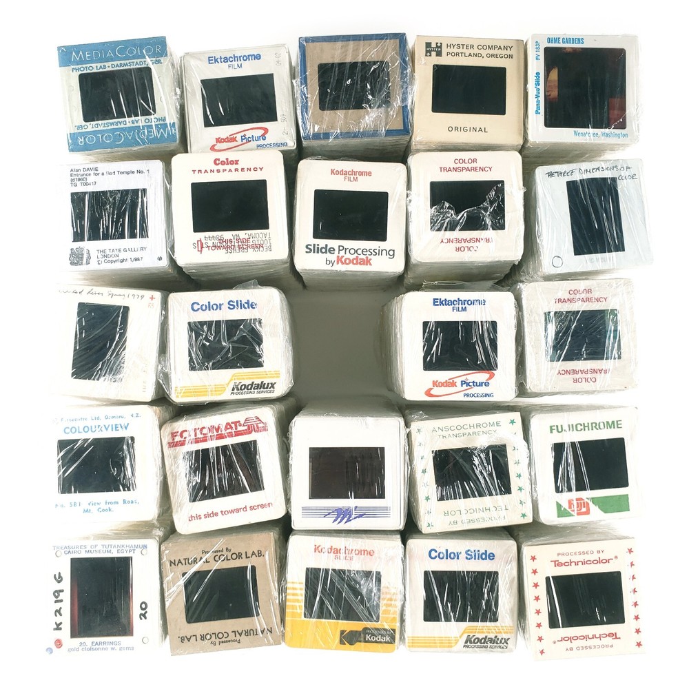 Lot of 100+ Vintage Photo Slides 1950s-90s Random Old Amateur & Pro Film