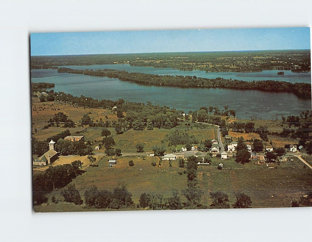 Postcard Aerial View of Erinsville Ontario Canada
