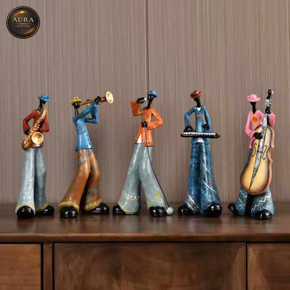🏛 American Band Modern Decorative Statue 27cm ✨ Collectible Ornament
