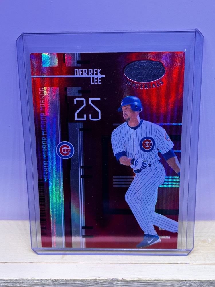 2005 Leaf Certified Materials Mirror Red #37 Derrek Lee 093/100