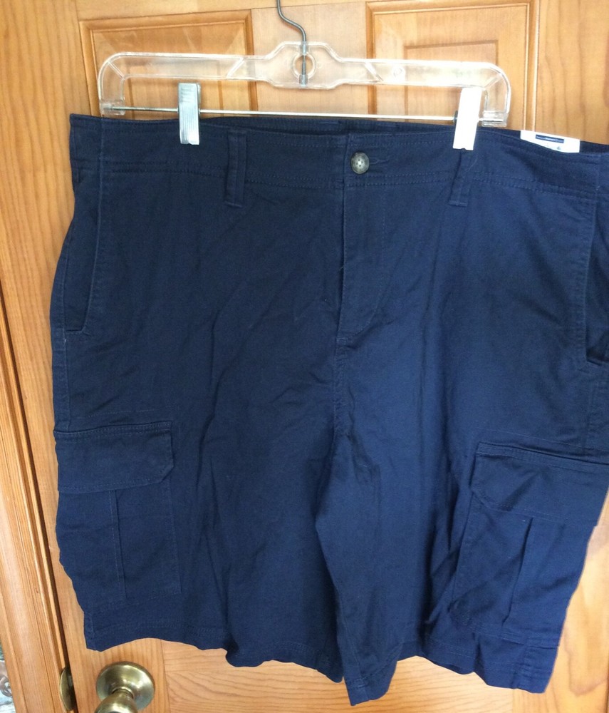 Men's George Navy Cargo Shorts Plus Size 38 New with Tags