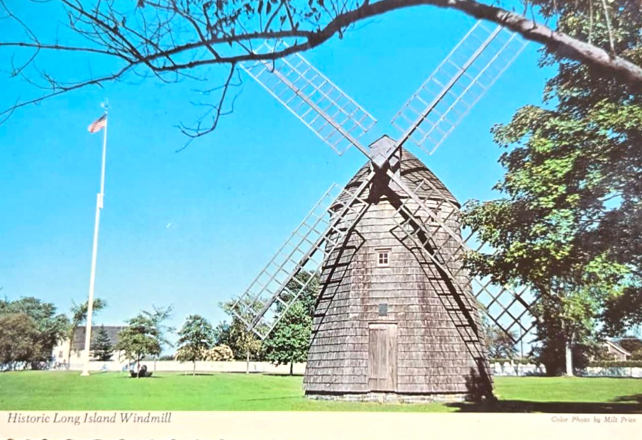 1970s Postcard Old Mill Long Island New York  Next Day Shipping