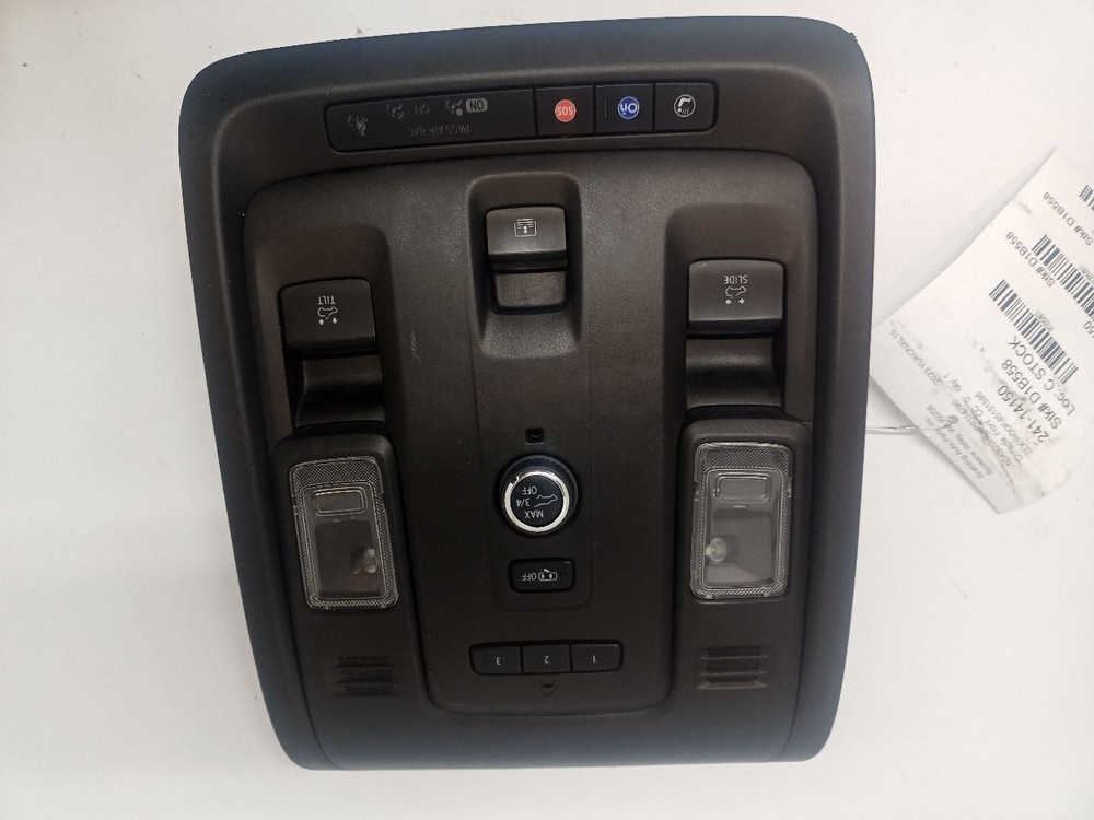 Front Overhead Roof Console w/ Sunroof Controls Opt C3U from 2023 Yukon XL 62811