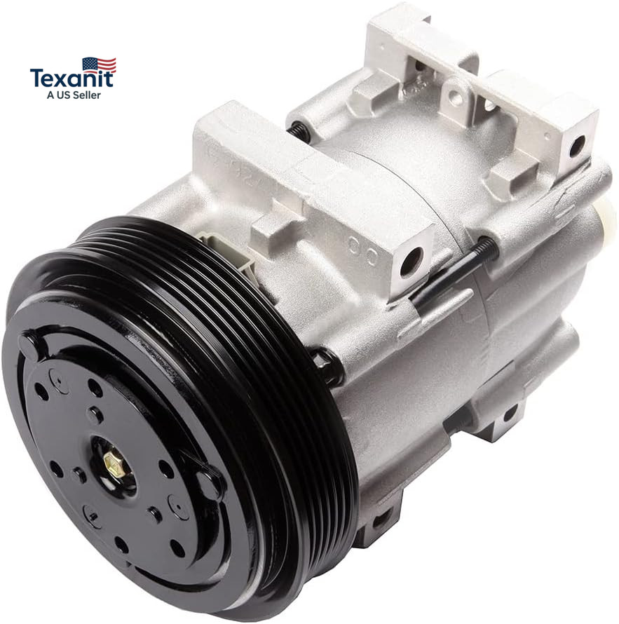 AC Compressor with Clutch 1990-1995 for Ford for F-150 for F-250 for F-350 for F