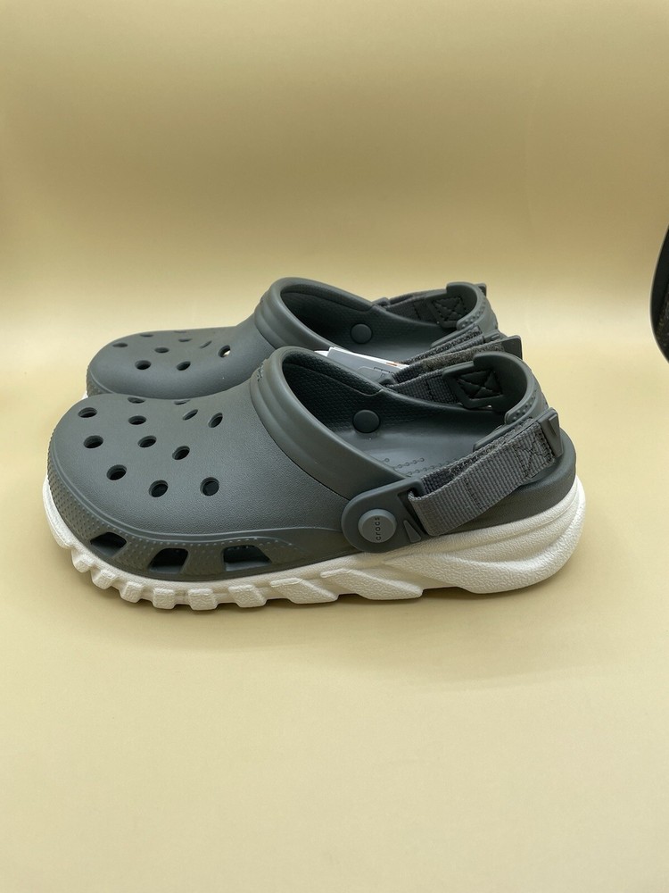 Sz 4 Men/ 6 Women Crocs Iconic Comfort Clog Shoes  Dusty Olive/stucco WP NEW