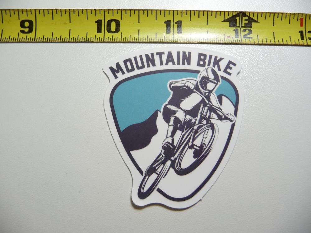 MTB Mountain Bike Snow Peaks Decal Sticker for Riders