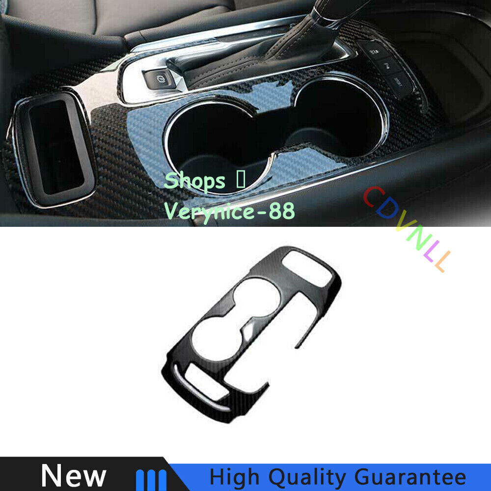For Chevrolet 16-2021 Malibu Vinyl Carbon Fiber Central Console Gear Shift Cover