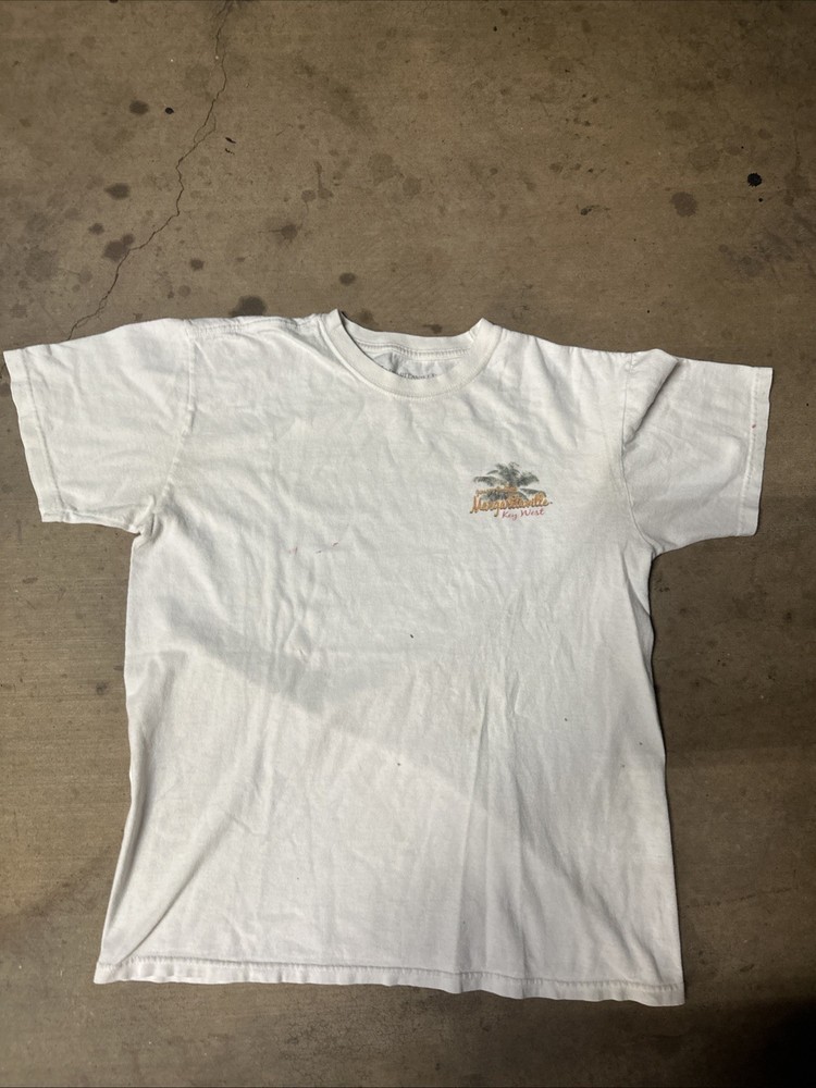 Men's Short Sleeve T-Shirt Margaritavile Size Medium Key West Florida Used