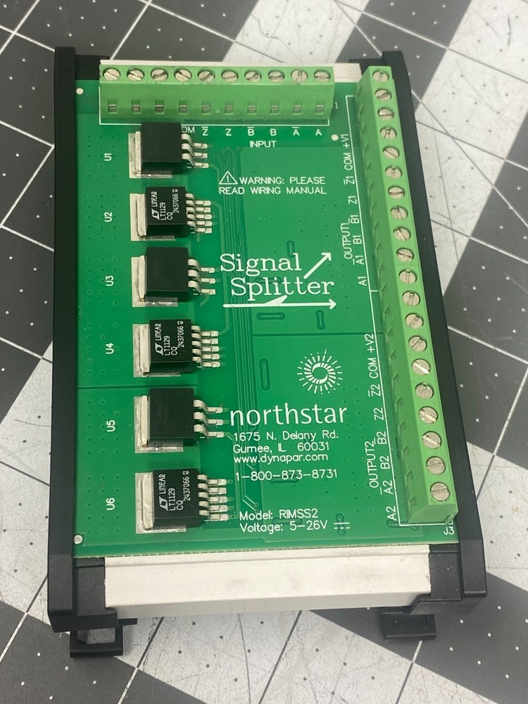 NorthStar Dynapar RIMSS2 Encoder Signal Splitter 4-26 VDC DIN Rail Mount  Tested
