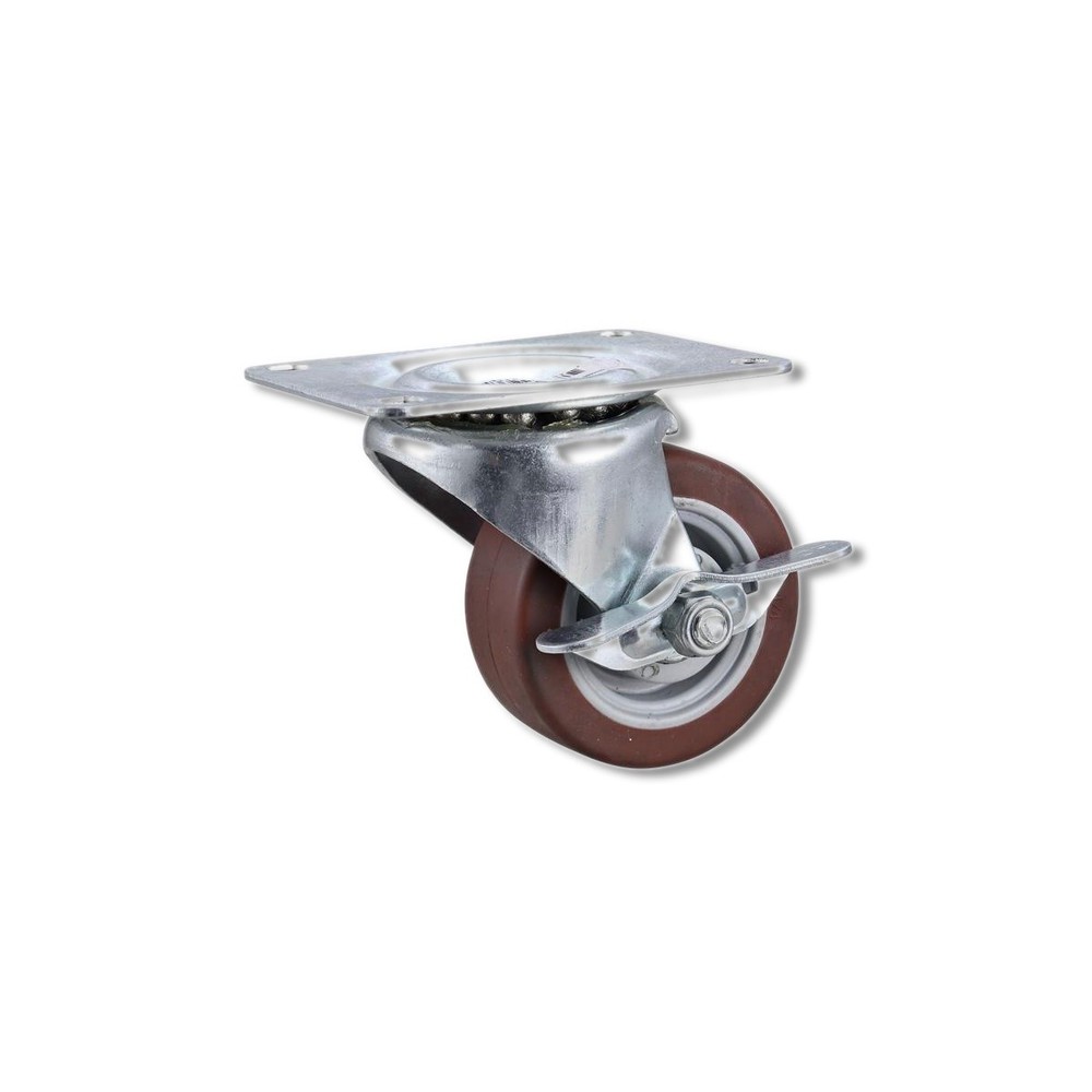 Projex 3 in Swivel Hard Rubber Caster 210 lb 9277