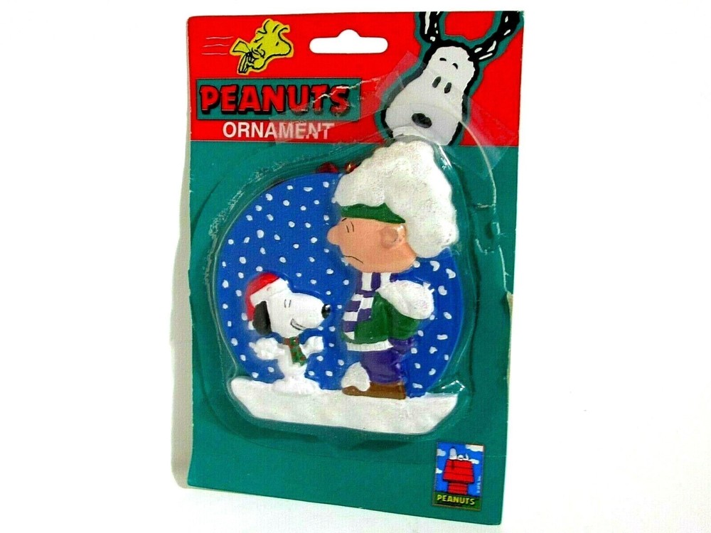 Snoopy Peanuts Charlie Brown Kurt Adler Christmas Ornament Figure Figurine 2000