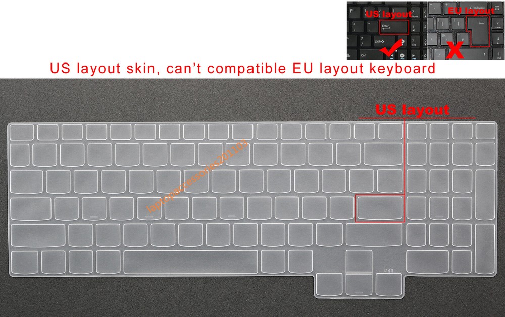 Lenovo Legion S7 Keyboard Skin Cover for 15ACH6 151MH5 15IMH05 Gen 6 Models