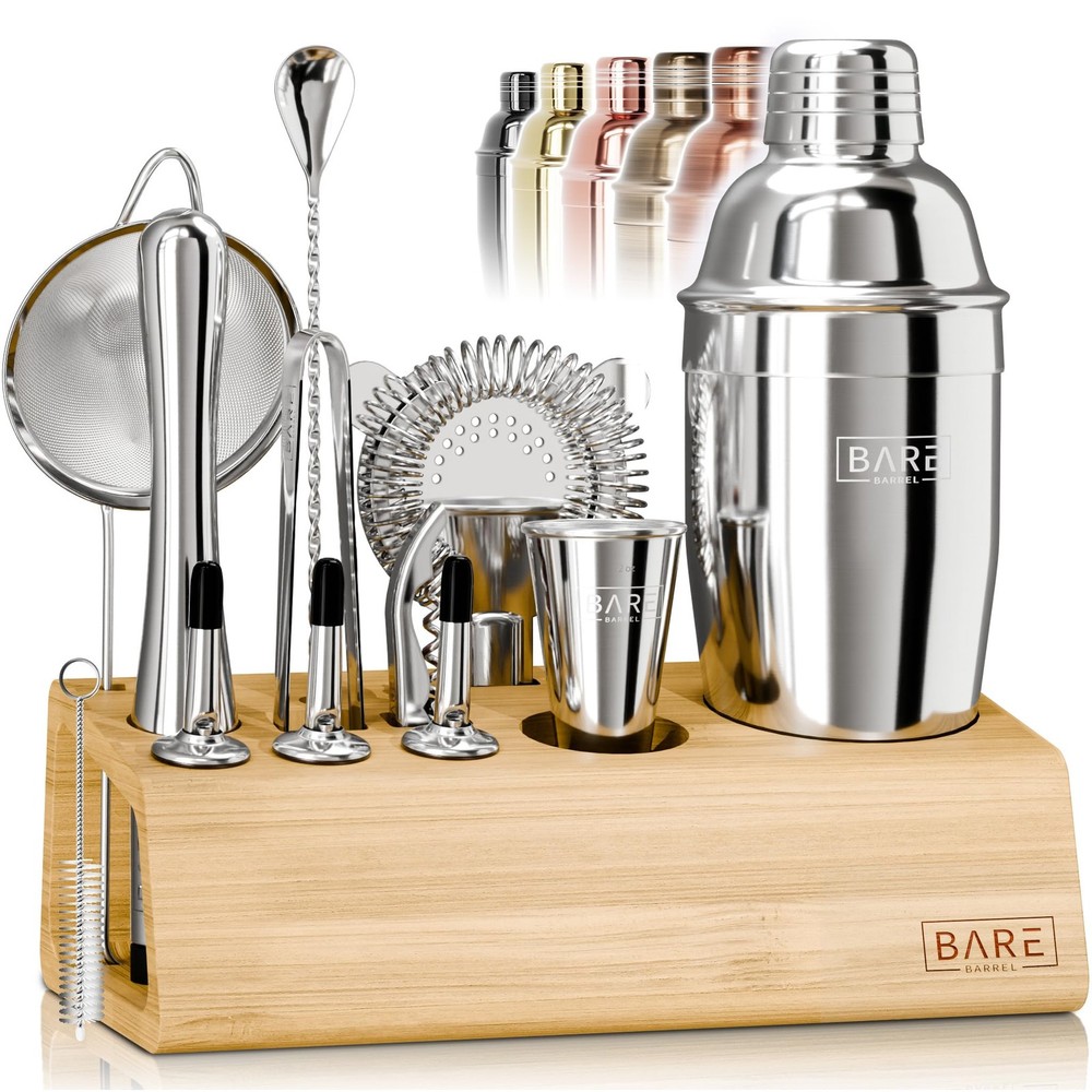 ® Mixology Bartender Kit Bar Set | 14-Piece Cocktail Shaker Set | Martini Bar...