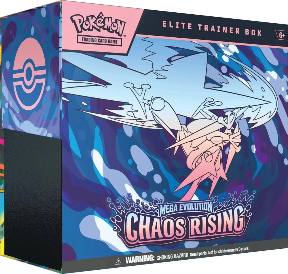 Pokémon Mega Evolutions ME4 Chaos Rising Elite Trainer Box Sealed Ships PRESALE