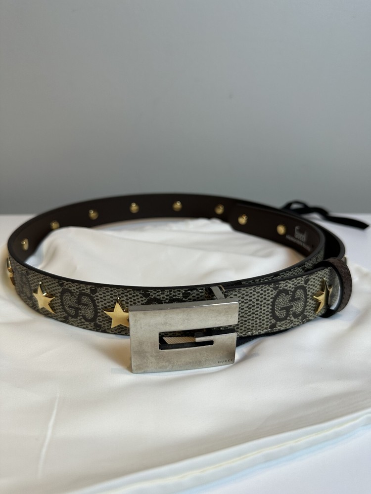 Authentic Gucci Leather Belt Size 90 in Beige