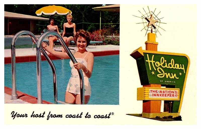 Postcard SWIMMING POOL SCENE Birmingham Alabama AL m/09 AP1051