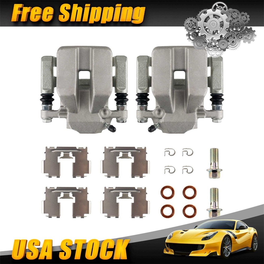 NEW Disc Brake Caliper w/ Bracket for Toyota RAV4 2006-2012 Rear Left & Right