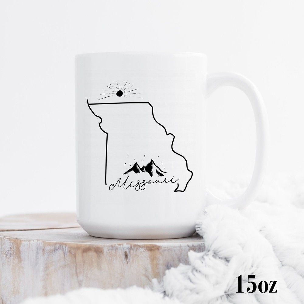 Missouri Enamel Camping Mug Gift for Outdoor Lovers & Campers