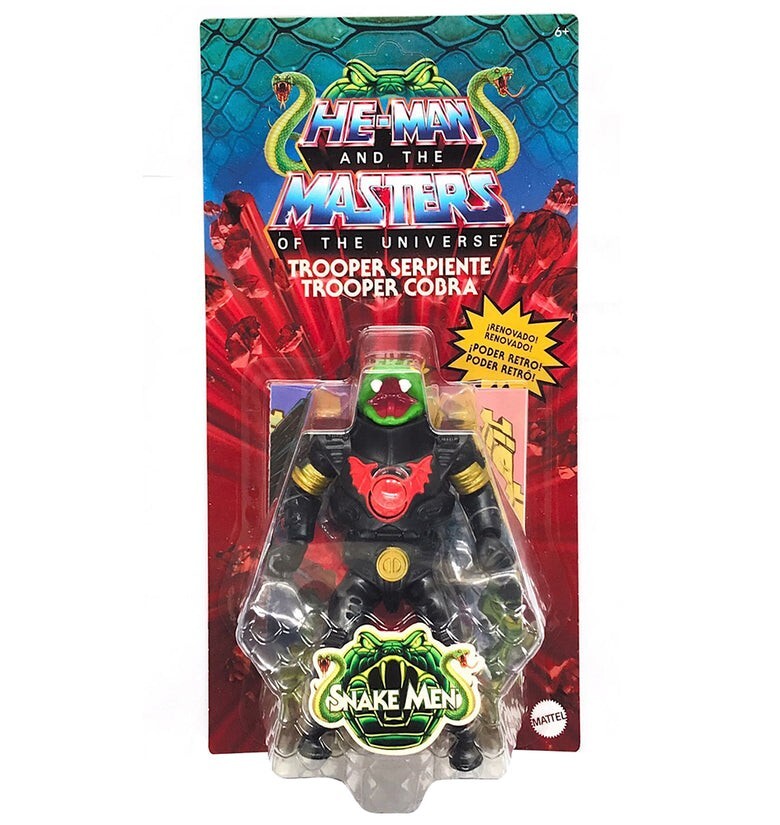 SNAKE TROOPER MEN MASTERS OF THE UNIVERSE MOTU MATTEL FIGURE 2022 NEW SPANISH