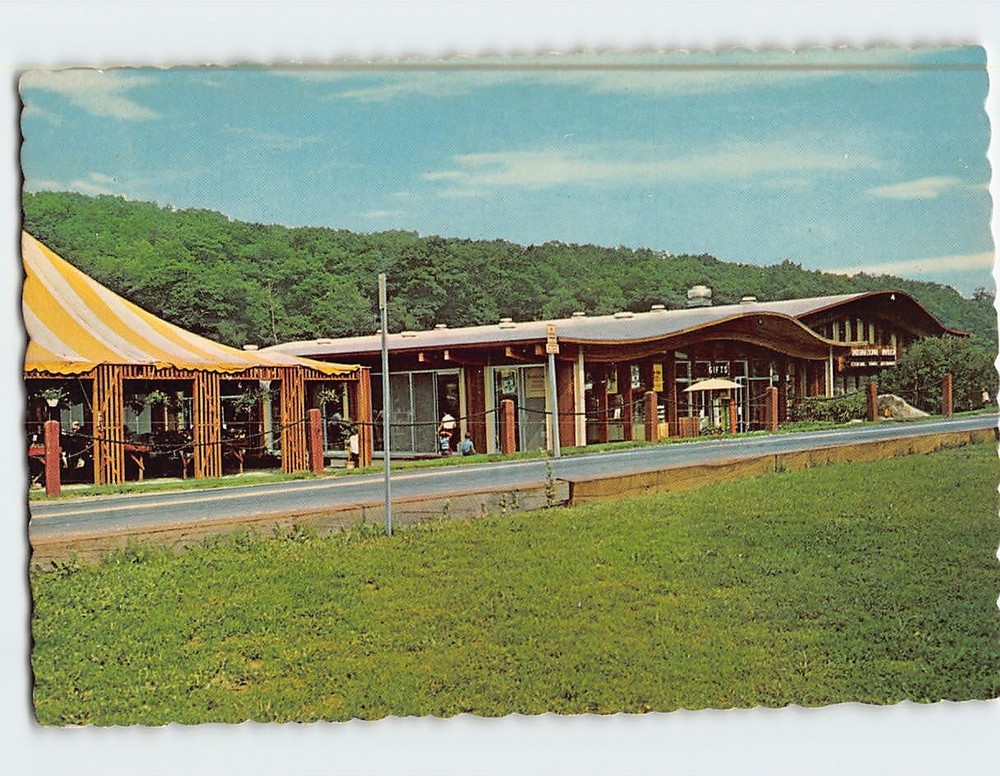 Postcard International Pavilion Sterling Forest Gardens near Tuxedo NY USA