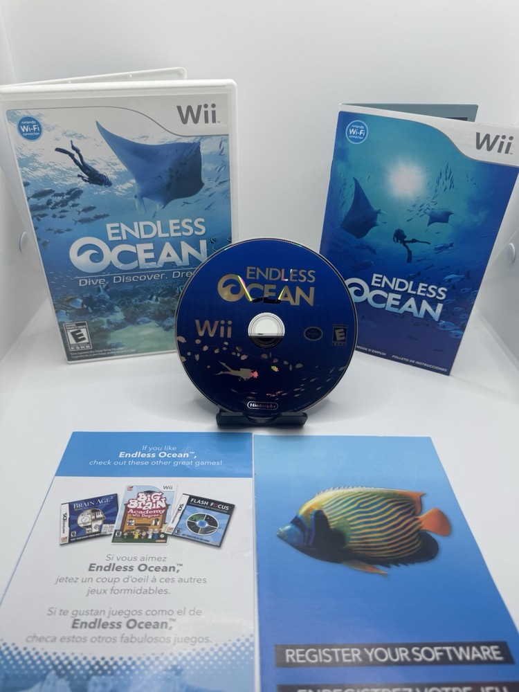 Endless Ocean (Nintendo Wii, 2008) Complete CIB Near Mint