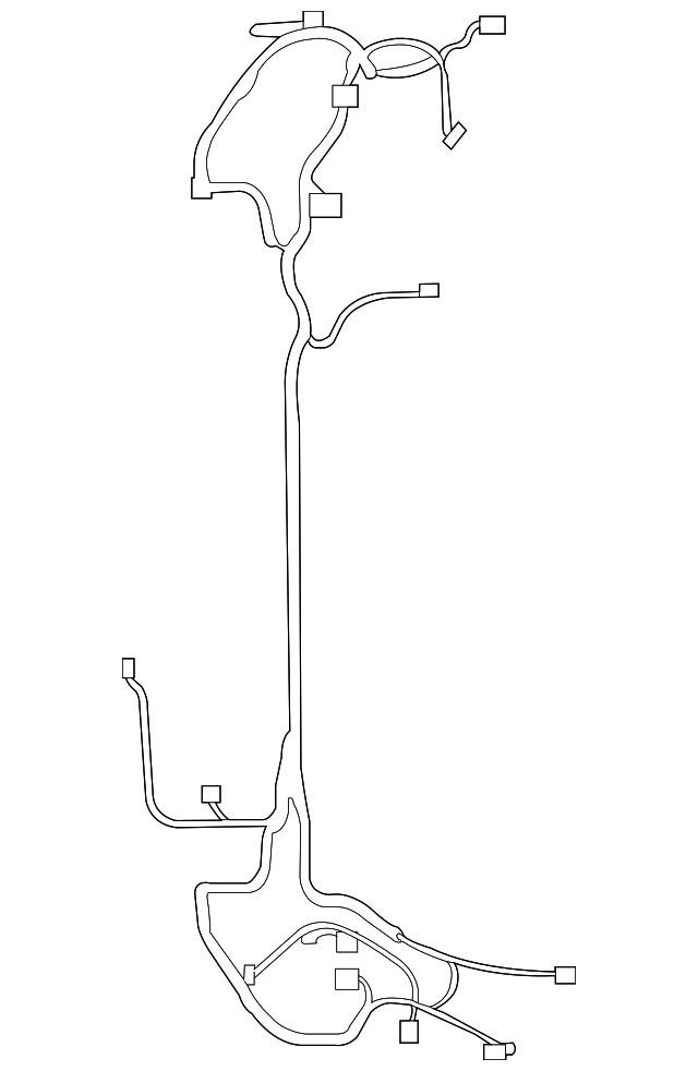 Genuine Nissan Engine Wiring Harness 24023-9N00A