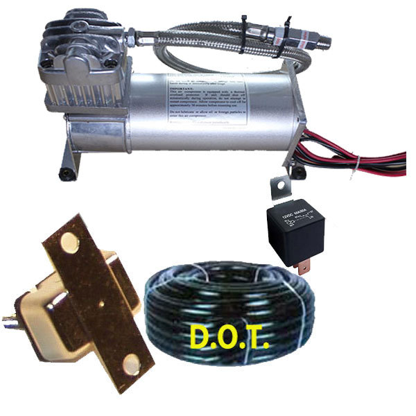 Airbagit DC100 150psi Air Compressor For Air Bag Suspension Horn System