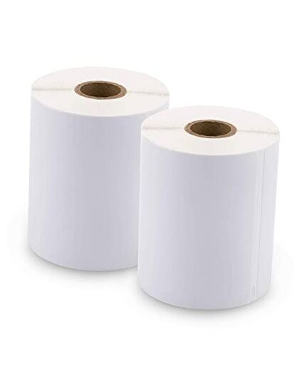 enKo Compatible Zebra 4x6 Label Rolls for Dymo 1744907 - 4x2 Pack, 440 Labels  