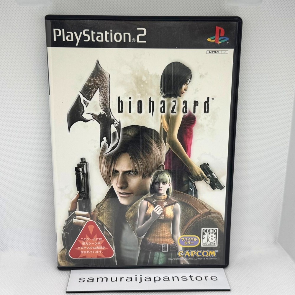 Resident Evil 4 Biohazard PlayStation2 PS2 NTSC-J Capcom Survival Horror Tested