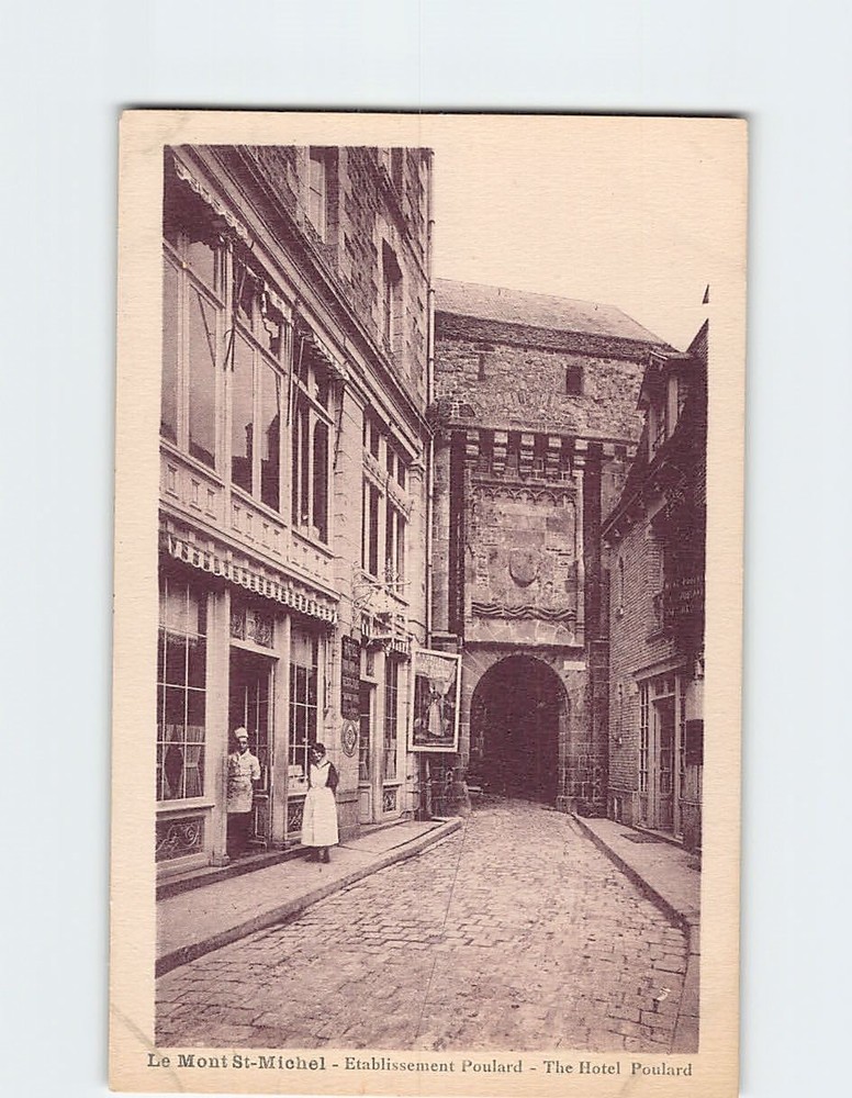 Postcard The Hotel Poulard Le Mont St. Michel France