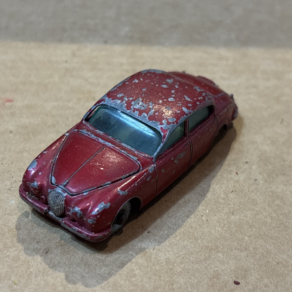 VTG 1960s Matchbox Lesney Diecast No 65 Jaguar 3.4 Litre Car Made In England