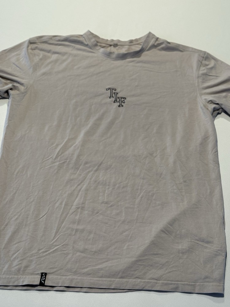 TLF Apparel Take Life Further Gym T-Shirt - Beige Women’s Short Sleeve Large