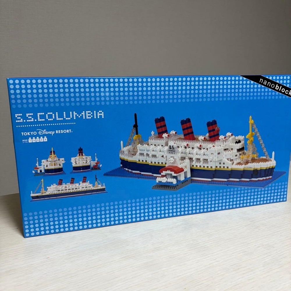 Nanoblock SS Columbia Disney Resort Unopened