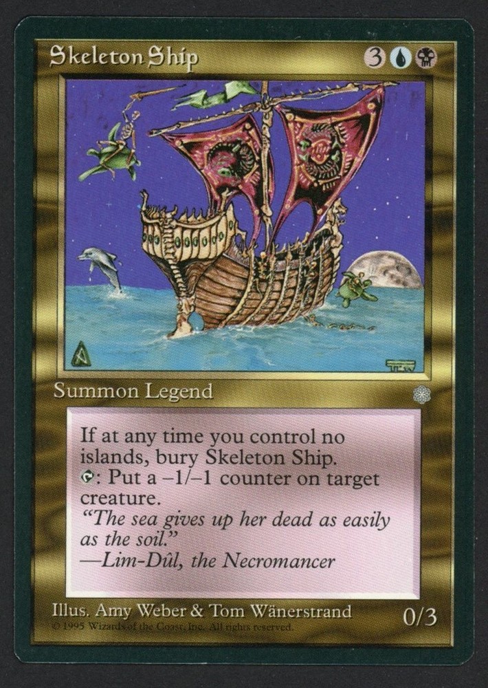 ***Skeleton Ship*** MTG Ice Age Magic Kid Icarus