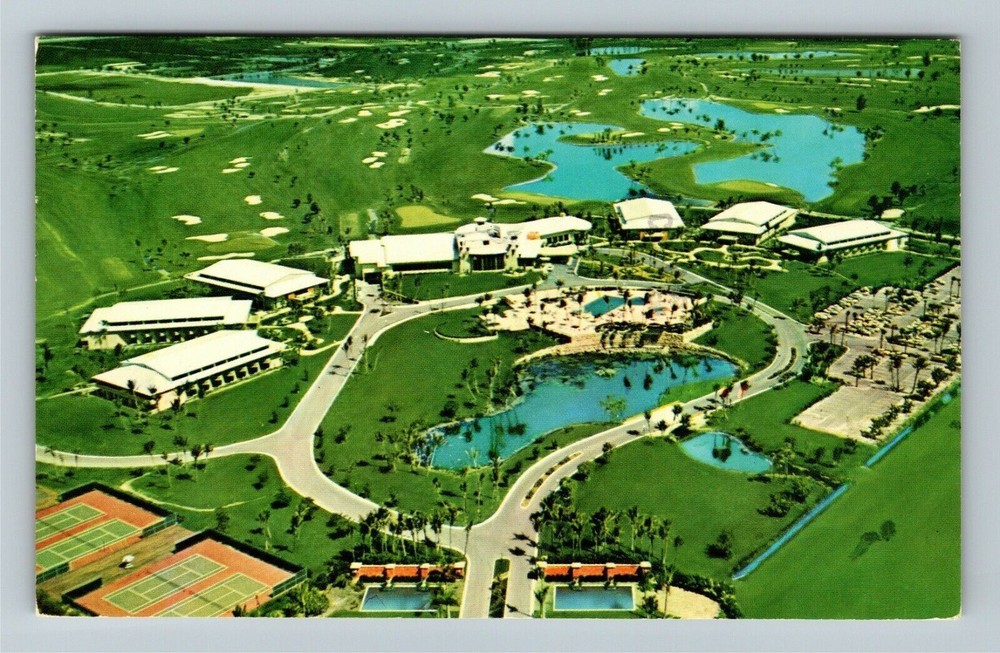 Miami FL-Florida, Doral Hotel & Country Club, Vintage Postcard