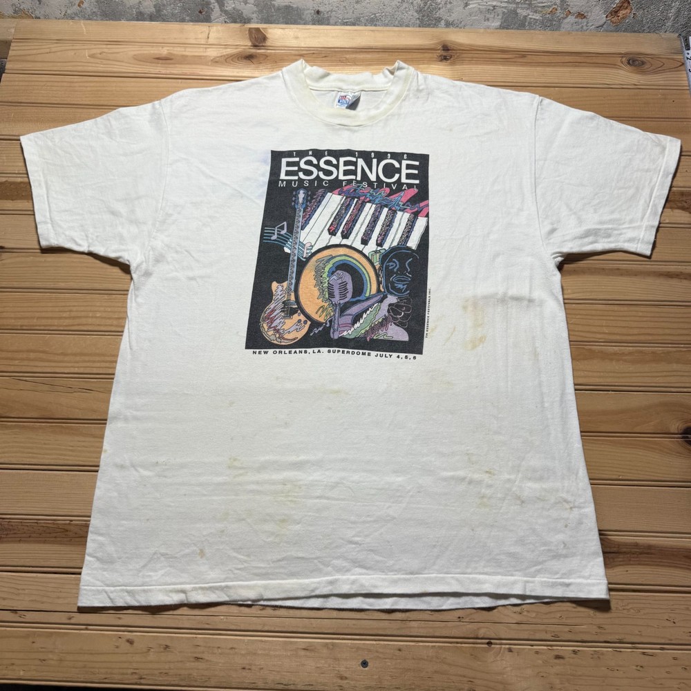 Vintage 1996 Essence Music Festival New Orleans LA Superdome T-Shirt USA - XXL