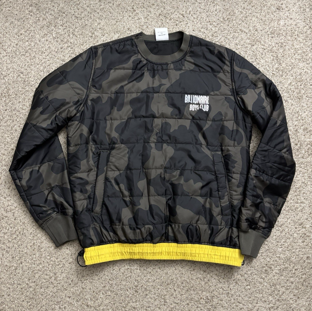 Billionaire Boys Club Jacket Mens Small Green Beluga Camo BB Champions Jacket