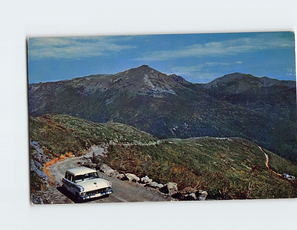 Postcard Mt. Washington Auto Road White Mountains New Hampshire USA