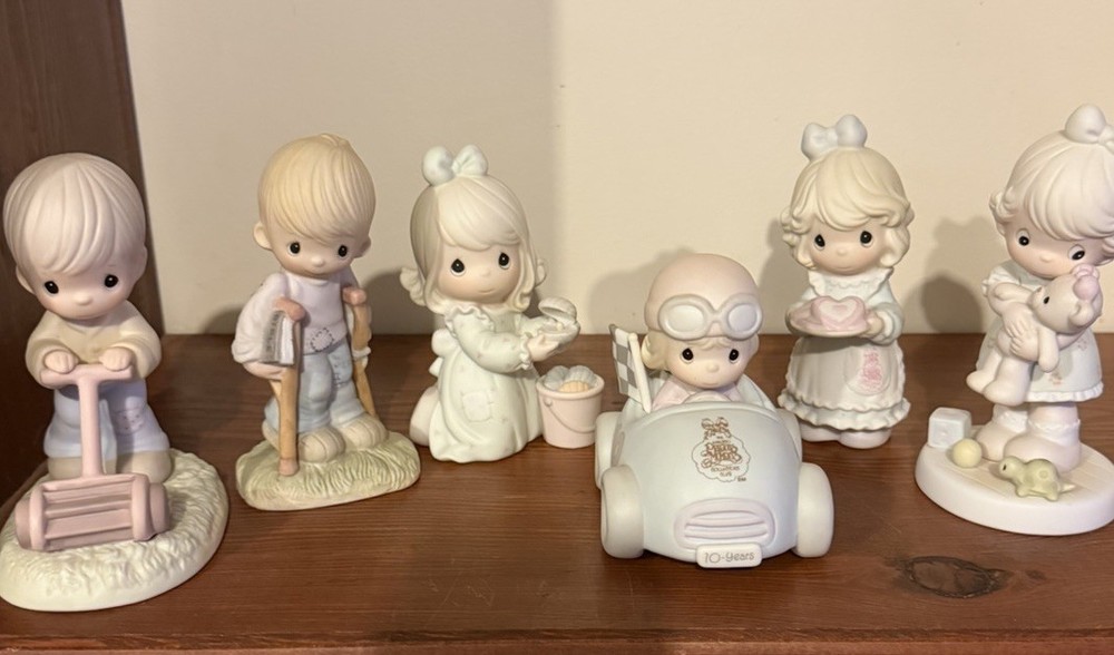 Precious Moments Lot Of 6-Vintage