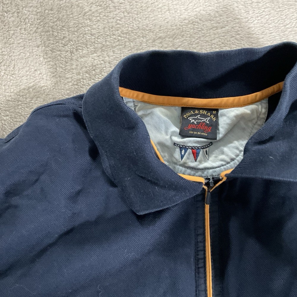 Men's Paul & Shark Yachting Polo Navy Sz Medium