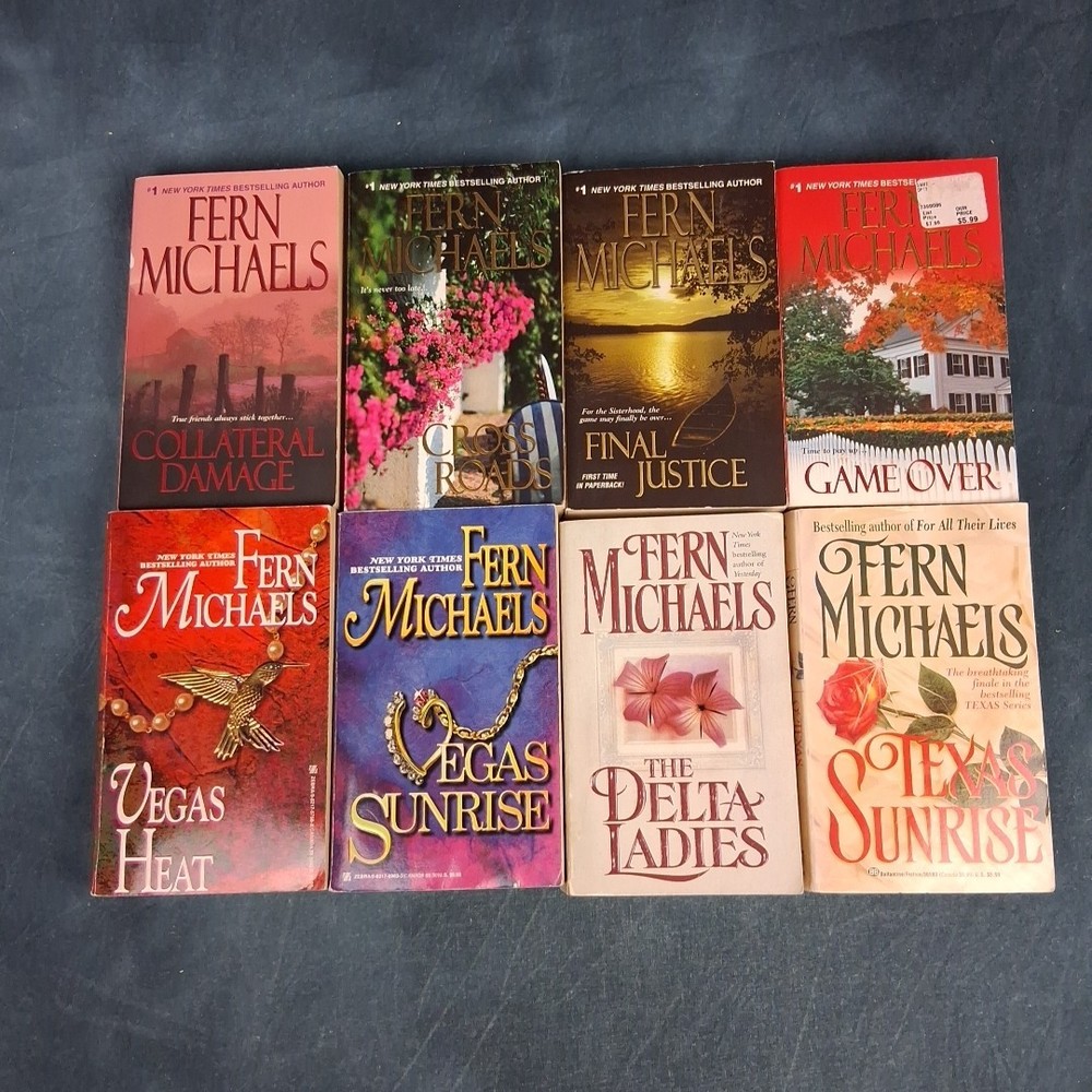 Fern Michaels Romance Lot of 8 PB Books Sisterhood
